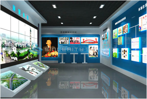 多媒体技术赋能徽州改革30年主题展厅——深圳展厅设计与搭建